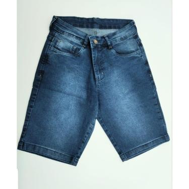 Imagem de Bermuda Kinteto Jeans Casual Masculino Adulto 3348-Masculino