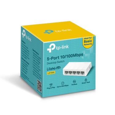 Imagem de Switch de Mesa com 05 Portas LS1005 10/100 Mbps - TP-Link