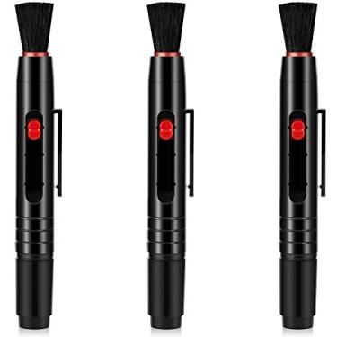 Imagem de Caneta de limpeza multifuncional com 3 peças, caneta de limpeza para lentes e pincéis, caneta de limpeza para câmera, SLR, telescópio, vidro amplificador, ferramenta de limpeza de telefone