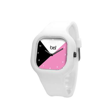 Imagem de Relogio Be Watch Clássico Drama Pulseira Silicone Branca