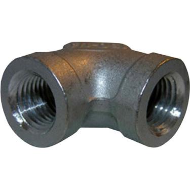 Imagem de LASCO Rosca fêmea 32-2203 1/4 polegada tipo 304 aço inoxidável 90 graus Ell/Cotovelo