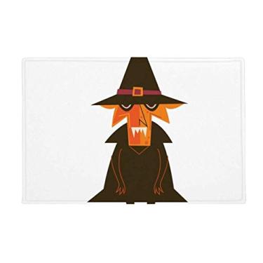 Imagem de DIYthinker Wizard Fear Halloween Ghost Happy Ground Tapete antiderrapante para porta de banheiro