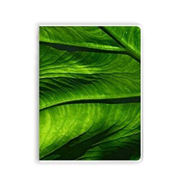 Imagem de Caderno de folhas de banana, imagem de plantas, caderno, capa macia, diário