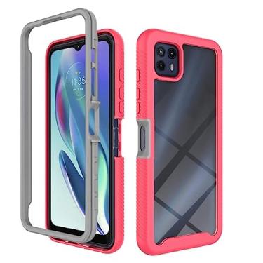 Imagem de HUANGYUNCHAO Película de vidro temperado Para Motorola Moto G50 5G Starry Sky Solid Color Series à prova de choque PC + TPU Caixa de telefone Flim de tela