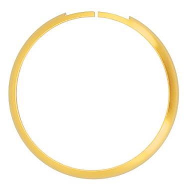 Imagem de QANYEGN Anéis De Chaveiro Remoto, Substituição De Guarnição De Tampa De Liga De Alumínio, Moldura Lateral De Chave Remota Para R55 R56 R57 R58 R59 R60(Ouro)