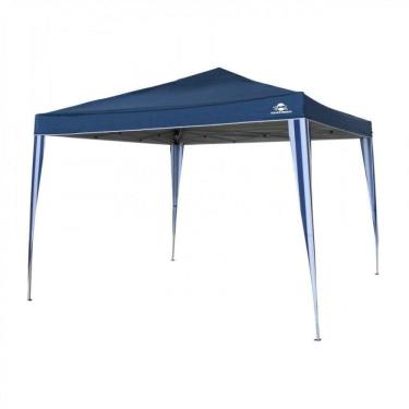 Imagem de Gazebo Tenda Dobravel Sanfonado Pratiko Azul 3X3M Guepardo