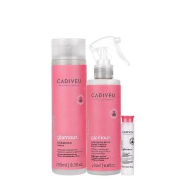 Imagem de Kit Cadiveu Professional Essentials Glamour Shampoo Fluído E Ampola (3