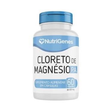 Imagem de Cloreto de Magnésio P.A. 600 mg - 60 Cápsculas - Nutrigenes-Unissex
