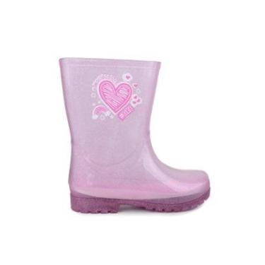 Imagem de Bota Infantil Feminina World Colors Galocha Rosa Glitter 263-Feminino