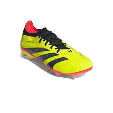 Imagem de adidas Tênis unissex 24 Pro Firm Ground, Team Solar Amarelo/Preto/Vermelho Solar, 8.5 Women/7.5 Men