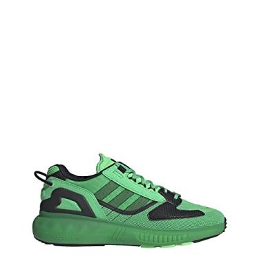 Imagem de adidas Tênis masculino ZX 5K Boost, Verde semi gritante/verde gritante/, 41