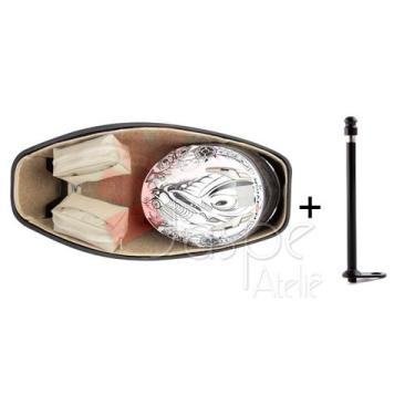 Imagem de Forração Pcx 150 Forro Premium Baú 16 18 Bege + 1 Antena - Jaspe Ateli