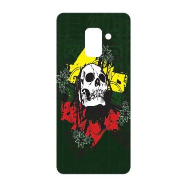 Imagem de Capa Adesivo Skin024 Verso Para Samsung Galaxy A8 2018 - KawaSkin