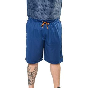 Imagem de Shorts Elite Com Bolso Esporte Masculino Calção, Marinho, M