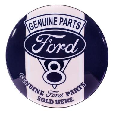 Imagem de Luminoso de Parede Ford V8 Retrô Vintage Bar, Garagem, Churrasqueira, 