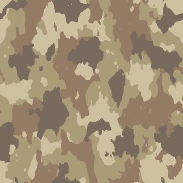 Imagem de Papel De Parede Adesivo Exercito Camuflagem Marrom Sala Quarto 1.5m - 