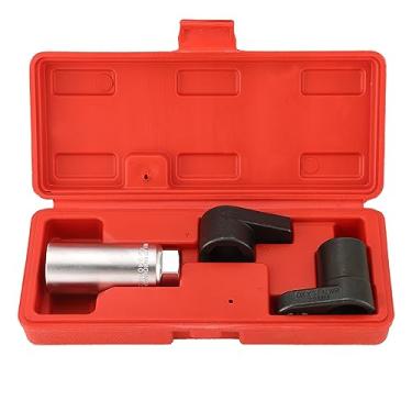 Imagem de ATPEAM Conjunto de 3 soquetes para sensor de oxigênio, conjunto de 3 peças de soquete de sensor de oxigênio, conjunto de ferramentas de remoção de sensor de oxigênio de 1,27 cm e 9,5 mm