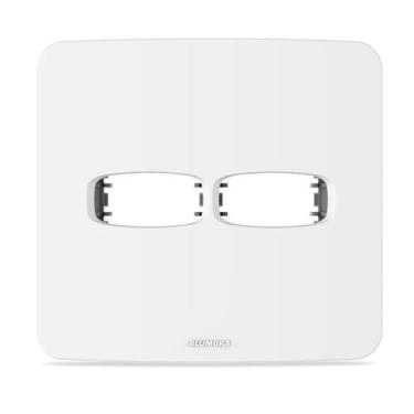 Imagem de Placa 4x4 2 Módulo Com Suporte Branco Gracia Maxx 85671 Alumbra