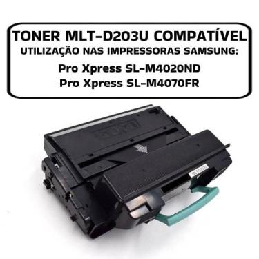 Imagem de Toner Compativel Mlt D203u M4020nd/nx M4070fr/fx Com Chip - Digital Qu