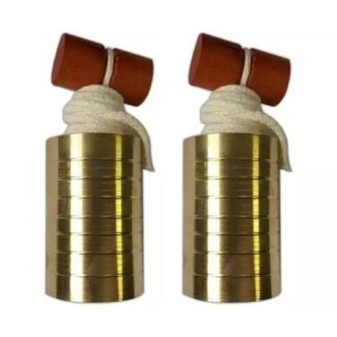 Imagem de Kit com 10 Prumos 1 Quilo Profissional Pesado N7 ATACADO - Metais Roch