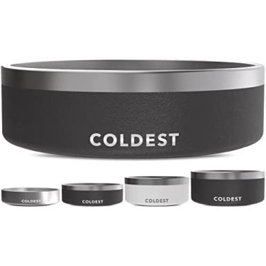 Imagem de Tigela para cães Coldest Dog – antiferrugem, antiderrapante, 3 camadas com isolamento térmico para cães – à prova de derramamento e resistente – Tigela de água para cães, gatos e animais de estimação,