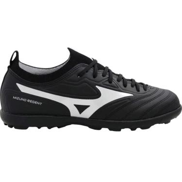 Imagem de Chuteira Infantil Menino Futebol Society Jogo Treino Campo Sintético Costurada Mizuno Regent As Jr