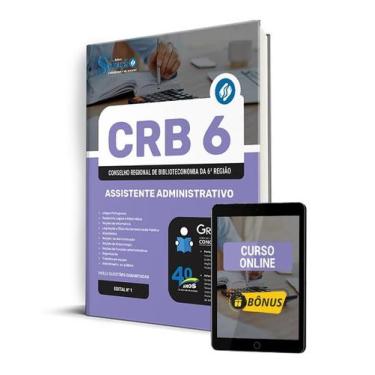 Imagem de Apostila CRB 6 2024 - Assistente Administrativo - Editora Solução
