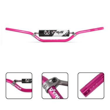 Imagem de Guidão Vyrus 22mm Cross Bar C/ Barra Protetor Espuma Trilha Motocross
