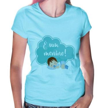 Imagem de Baby Look É um menino - Foca na Moda, Azul bebê, GG