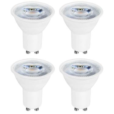 Imagem de Kit 4x Lâmpada LED Dicróica MR16 GU10 6,5W Branco Quente Bivolt