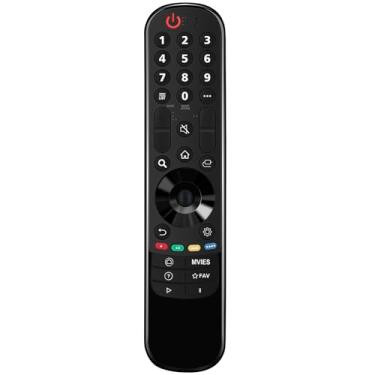 Imagem de AKB75855501 MR20GA Controle remoto de voz de substituição adequado para LG Smart TV 49NANO86UNA 49NANO80UNA 49NANO85UNA 49NANO81UNA 49NANO81ANA 50NANO79UNA 55NANO85UNA 55NANO9191ANO91ANO UNA
