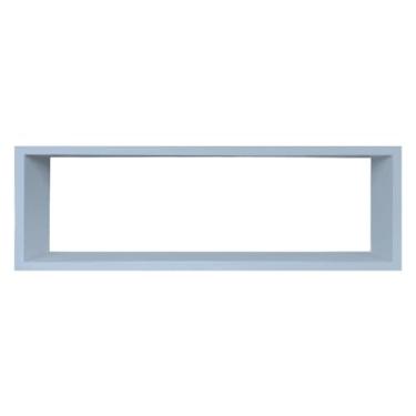 Imagem de Nicho Decorativo Colorido em Mdf Laqueado para Parede - 20x60x12cm Cor:AZUL CANDY;Tamanho:20X60X12 CM