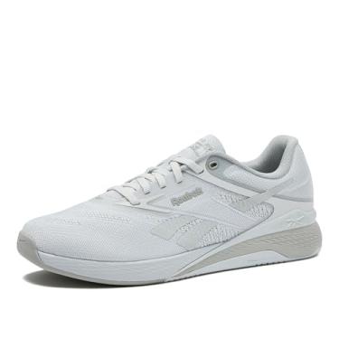 Imagem de Reebok Tênis masculino Nano X5, Cross Training e Tênis de corrida leve para homens, Lua/Cinza 1, 7.5 Women/6 Men