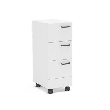 Imagem de Gaveteiro Osaka Com 3 Gavetas Em Mdp-mdf Politorno Branco