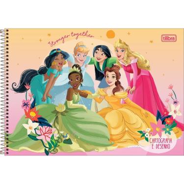 Imagem de Caderno De Desenho Princesas Tilibra - 80 Folhas Stronger Together 2024