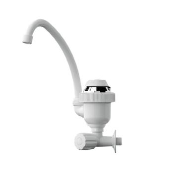 Imagem de Torneira Elétrica 220v/4400w Bica Alta Parede Branca- Sintex