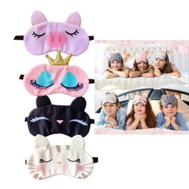 Imagem de Máscara Descanso Para Dormir Com Bolsa Gel Relaxante Tecido Confortáve