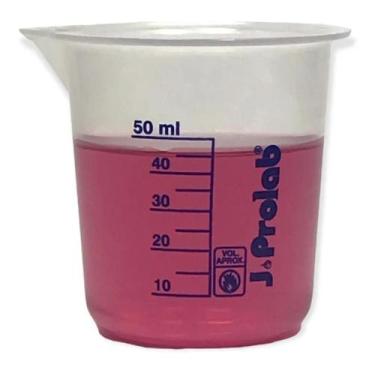 Imagem de Becker Bequer Plástico Forma Baixa 50 Ml Polipropileno - JPROLAB