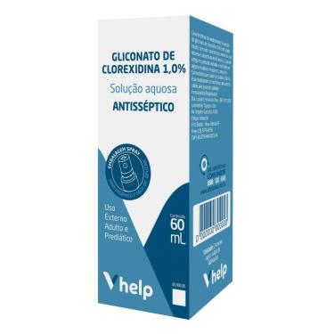 Imagem de Gliconato de Clorexidina 1,0% V.Help Antisséptico Solução Aquosa Spray 60ml