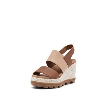 Imagem de Sorel Sandália feminina Joanie II Hi com tira traseira, Marrom de veludo, 11