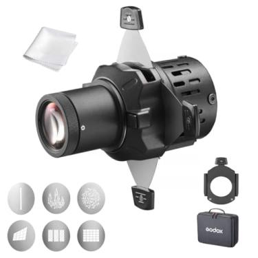 Imagem de Godox Acessórios de projeção SP36K com lente de 36°, para GODOX RS60R RS60Bi MS60R MS60BI, design compacto com lentes mutáveis, um corpo rotativo de 360°, permite uma ampla gama de efeitos de
