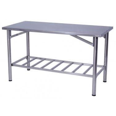 Imagem de Mesa de Manipulação Benfati Inox 430 70X70CM Paneleiro Gradeado TB 2" 