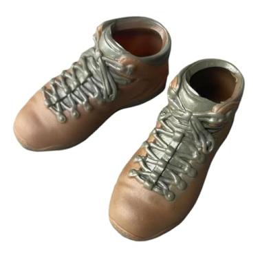 Imagem de simhoa Sapatos de bonecos de ação em escala 1/6, casuais, da moda, masculinos, acessórios para fantasias de bonecas, modelos em miniatura para bonecos
