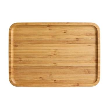 Imagem de Petisqueira Travessa Bandeja Bambu Retangular Servir 25x18cm