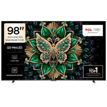 Imagem de Smart TV TCL 98" QD-Mini LED Matte 4K Google TV 144 Hz 2.1 canais com 