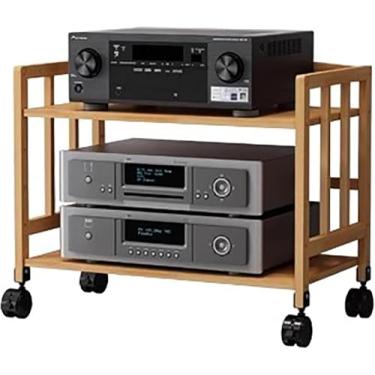 Imagem de Suporte De Hifi De Altura Ajustável Prateleira De Mídia Rack De Componentes De áudio Para Tv Dvd Players Caixas De Cabo 2 3 4 5 Tier Stereo Cabinet Record Storage Holder, Lxwxh, 102x38x88cm