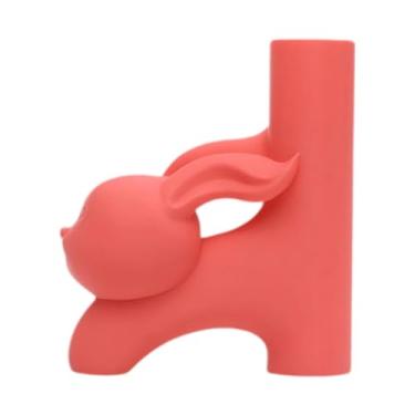 Imagem de Baoblaze Vaso de flores, arranjo de flores, suporte decorativo para plantas, vaso minimalista de animais para sala de estar, mesa, estante, decoração, Coelho