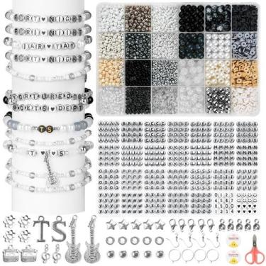 Imagem de Kit de pulseira Friendship Goldwise 3814 unidades com miçangas e pinge