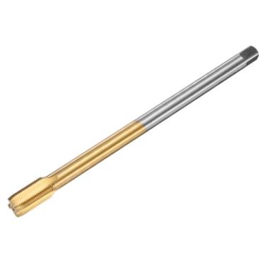 Imagem de uxcell Torneira de rosca métrica M14 x 1 H2 200 mm rosca reta rosca fresadora torneiras ferramenta de reparo de rosqueamento