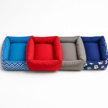 Imagem de Cama Pet Tamanho G – Caminha para Cachorros e Gatos de Porte Grande e Raças Grandes – 1 Unidade – Confortável, Macia, Resistente, Lavável e Higiênica com Zíper – Cores Neutras Sortidas Unissex